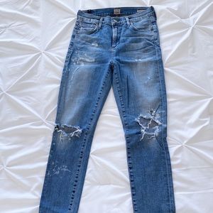 Citizens of Humanity Rocket Crop High Rise Skinny
